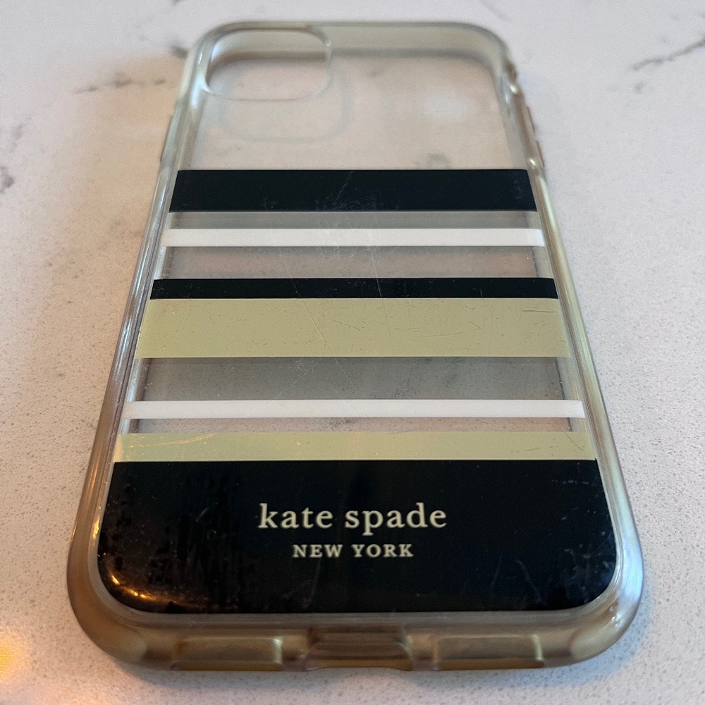 kate spade new york Park Stripe Case for iPhone 11